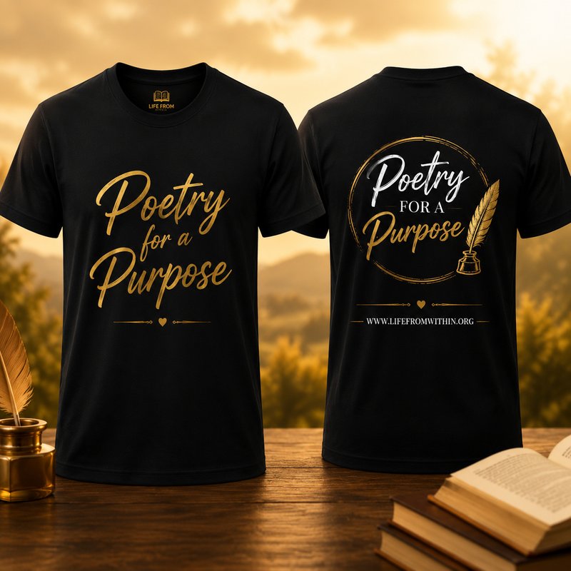 Poetry for a Purpose t-shirt