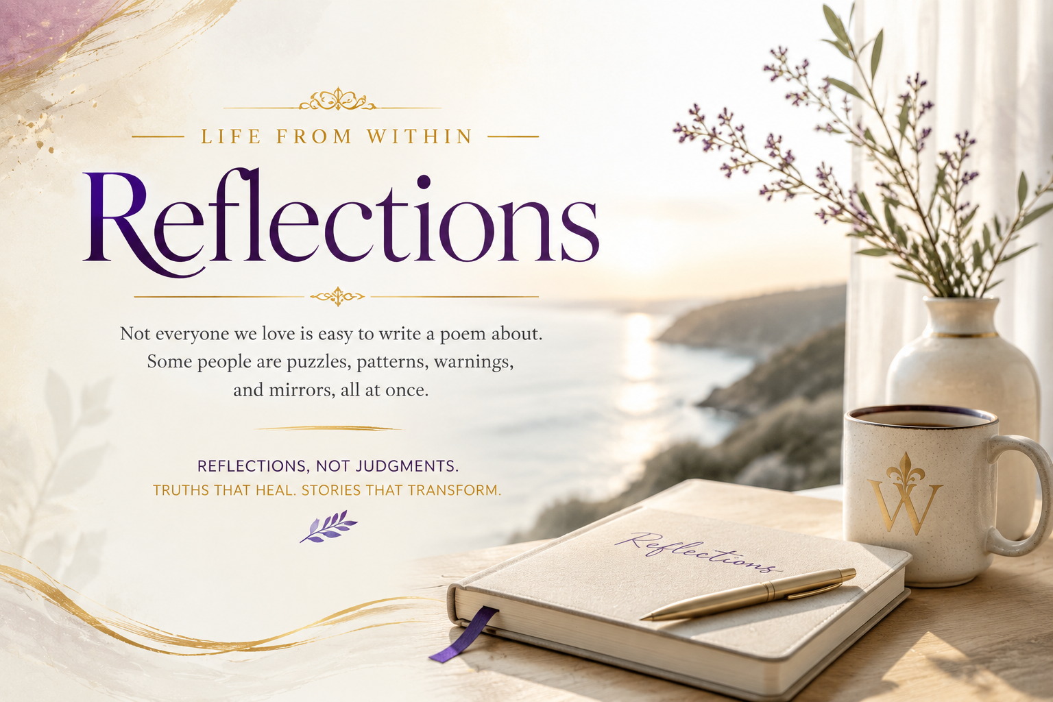 Reflections — Life From Within. Not everyone we love is easy to write a poem about.
